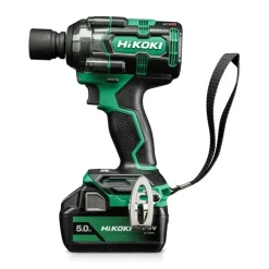 HiKOKI WR18DHWPZ Accu Slagmoeraanzetter - 1/2" - 18V incl. 2x 5,0Ah accu's en lader in HSC II
