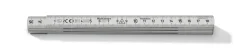 Hultafors A59-1-6 Duimstok - Aluminium - 1m