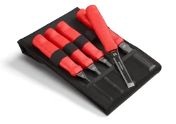 Hultafors Beitelset EDC in etui - 6/10/12/16/25mm
