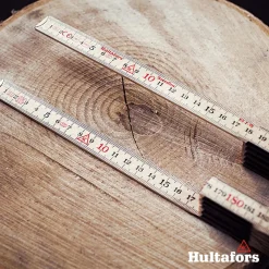 Hultafors 559-2-10 Duimstok, Contactmeter - Hout - 2m