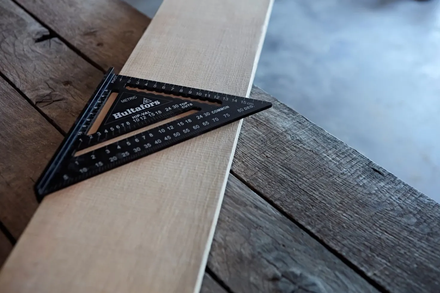 Hultafors MMRS Metric Rafter Square Meetdriehoek - 18 cm