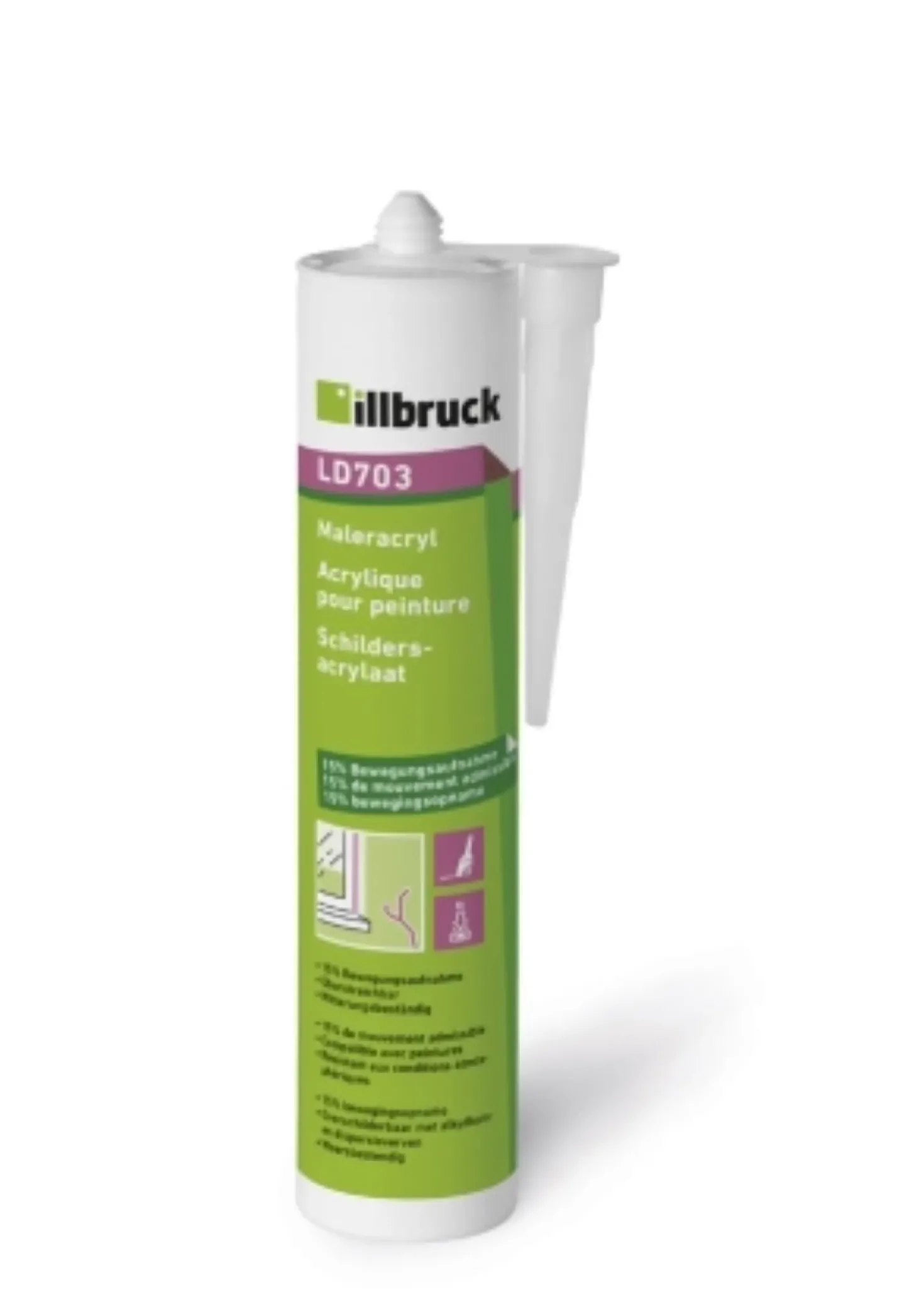 Illbruck LD703 Schilders Acrylaatkit 310ml