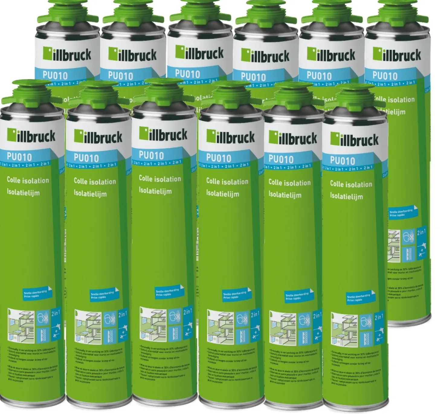 Illbruck PU010 Panel Adhesive isolatielijm - 750ml - 12 stuks