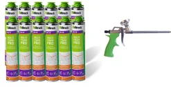 Illbruck PUR Set inclusief pistool en 12x FM310