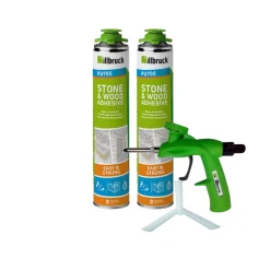 illbruck PU700 Startersset - 2x PU700 - 880 ml + AA700 Lijmverdeler + Pistool