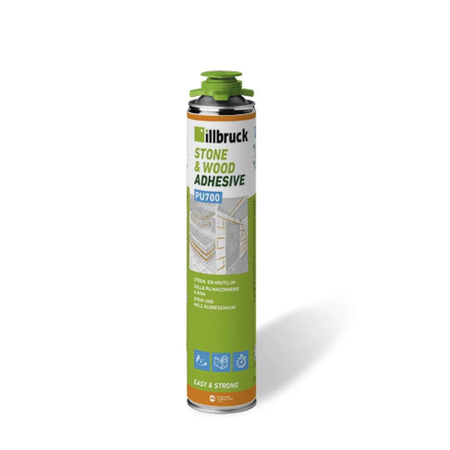 illbruck PU700 Steen- en Houtlijm - 880ml