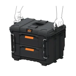 Keter 259841 ROC Pro Gear Opbergkoffer met 2 lades