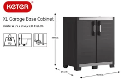 Keter 241544 XL garage lage opbergkast - 54x89x99 cm