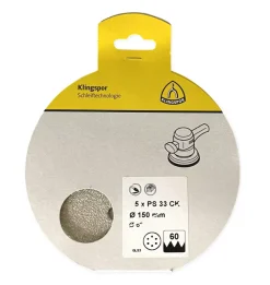 Klingspor Schuurschijf - 150mm - 6 gaten - 5st