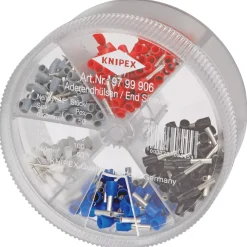 Knipex 97 99 906 Assortimentsboxen met afgestripte adereindhulzen