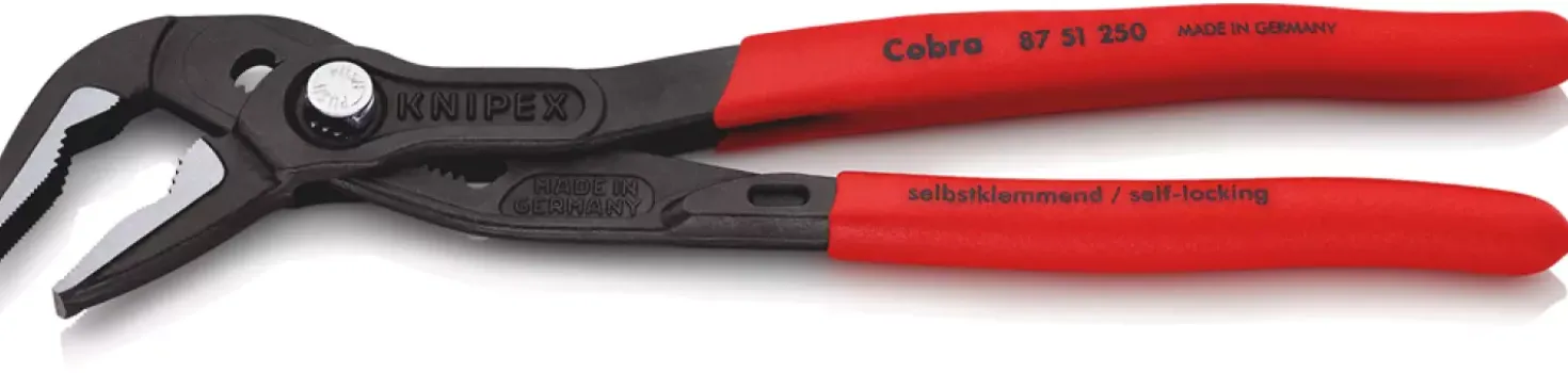 Knipex 8751250 Cobra Waterpomptang - Extra Slank - 250mm