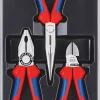 Knipex 00 20 11 3-delige Montage Tangenset