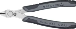 Knipex 7803125ESD ESD Super-Knips Zijsnijtang - Elektronica - 125mm