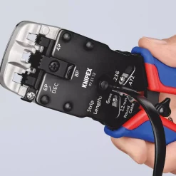 Knipex 975112 Krimptang voor Westernstekkers - 200mm