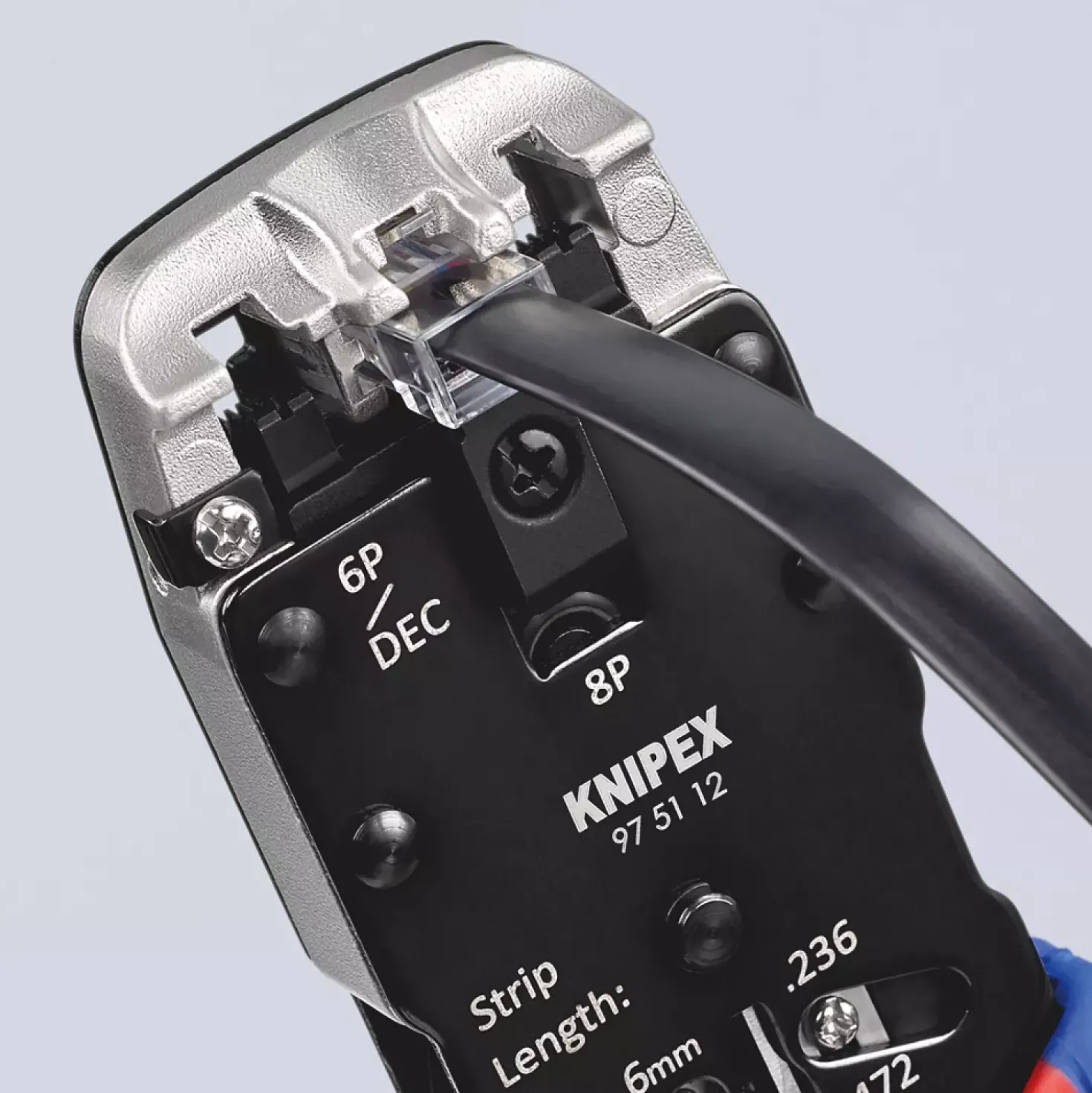 Knipex 975112 Krimptang voor Westernstekkers - 200mm