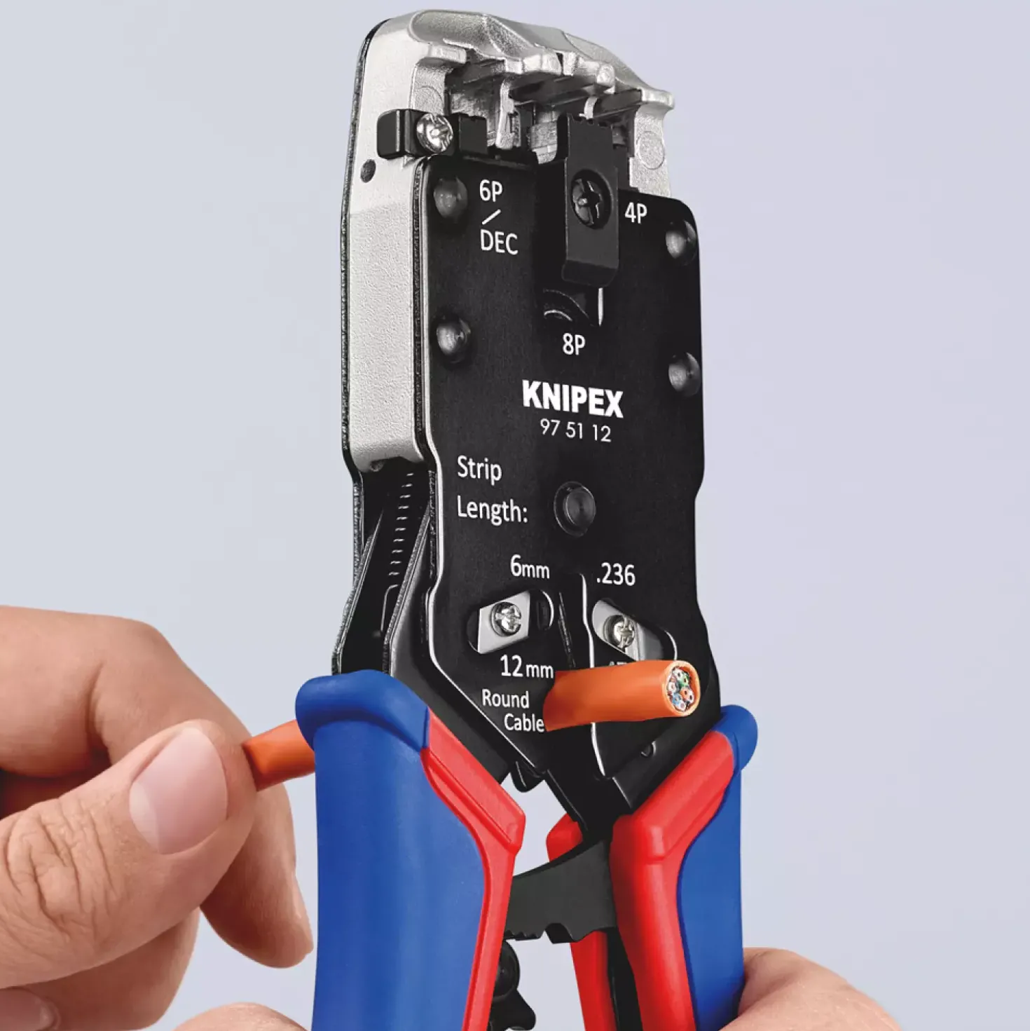 Knipex 975112 Krimptang voor Westernstekkers - 200mm