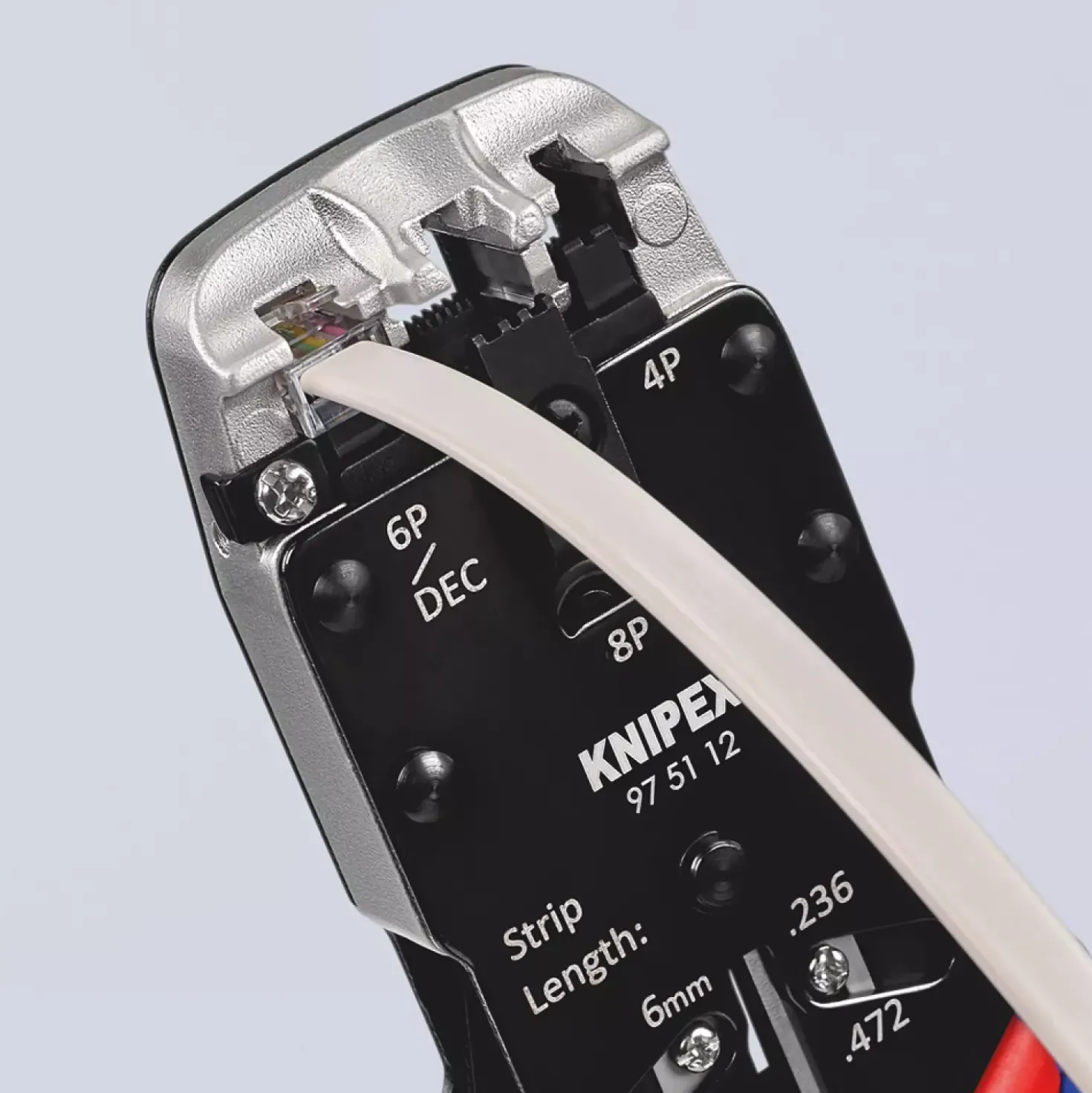 Knipex 975112 Krimptang voor Westernstekkers - 200mm