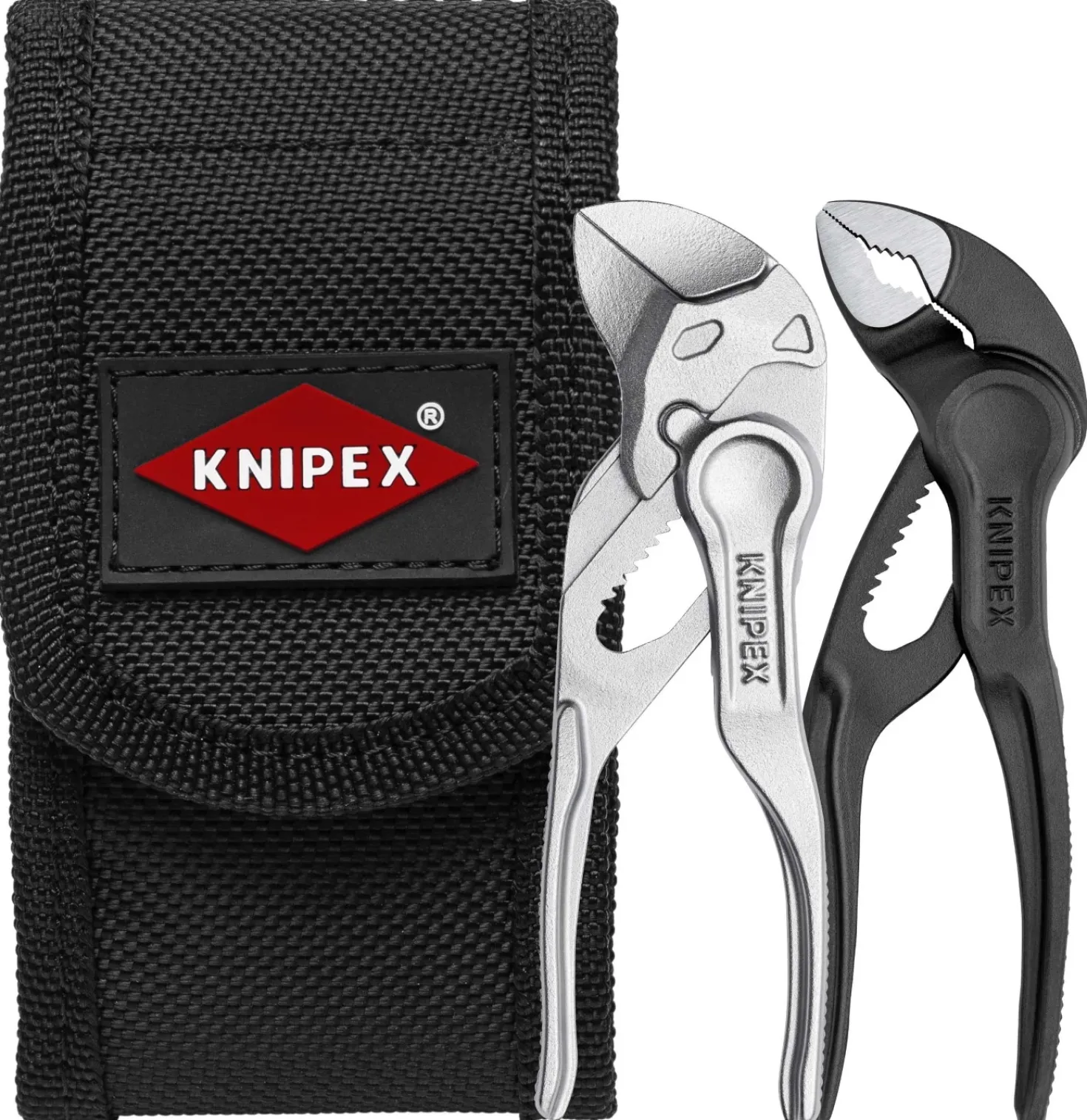 Knipex 00 20 72 V04 2-delige tangenset XS in riemtas - 2x 100mm