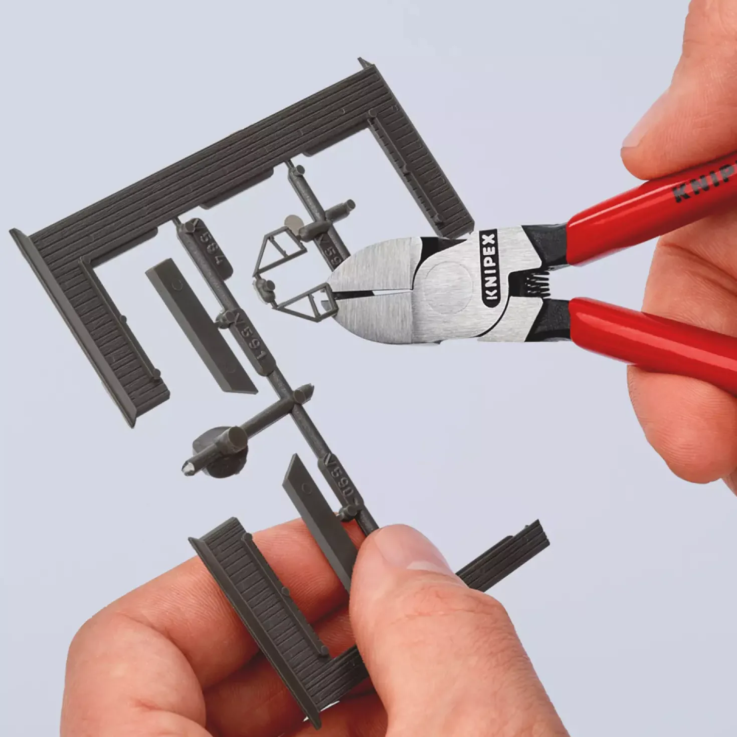 Knipex 7201140 Zijsnijtang voor kunststof - 140mm