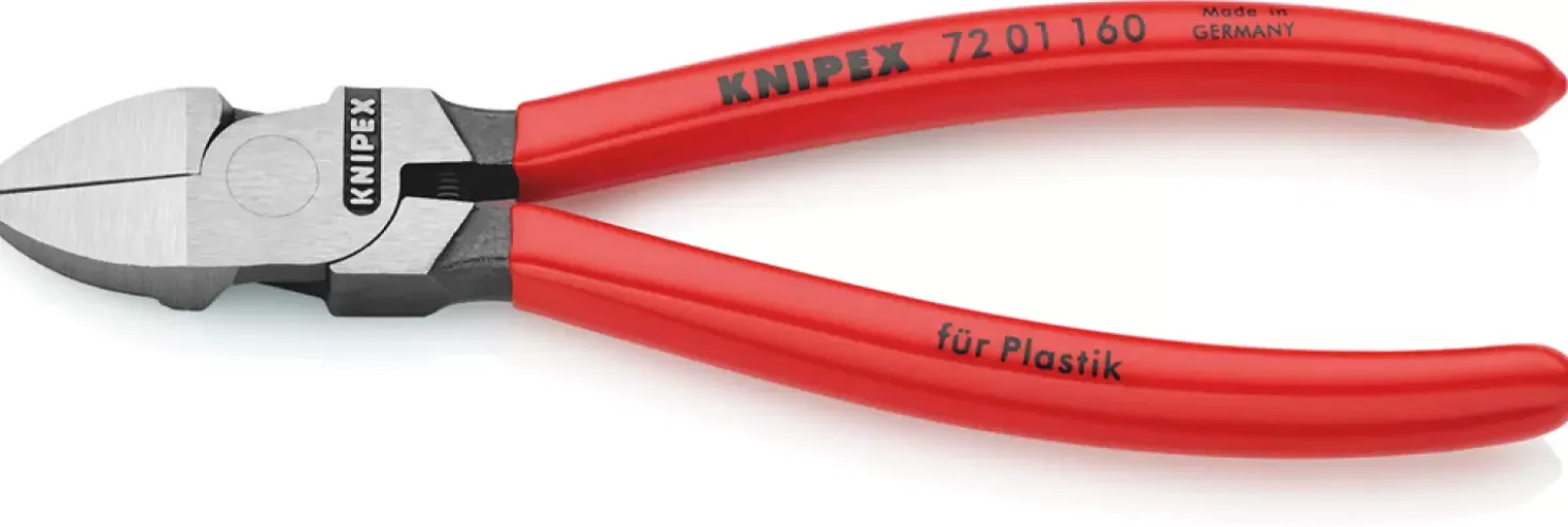 Knipex 7201160 Zijsnijtang voor kunststof - 160mm