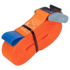 Konvox LAZE1425-0004 Spanband eindloos met klemgesp HD - 4m x 25mm - 350 daN - Oranje