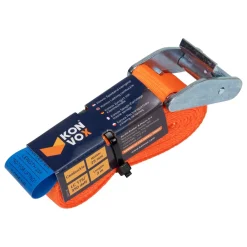 Konvox LAZE1425-0002 Spanband eindloos met klemgesp HD - 2m x 25mm - 350 daN - Oranje