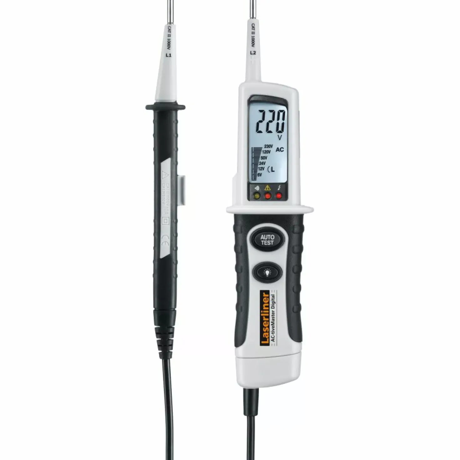 Laserliner AC-tiveMaster Digital Spanningstester met LCD scherm - AC/DC 6-690V