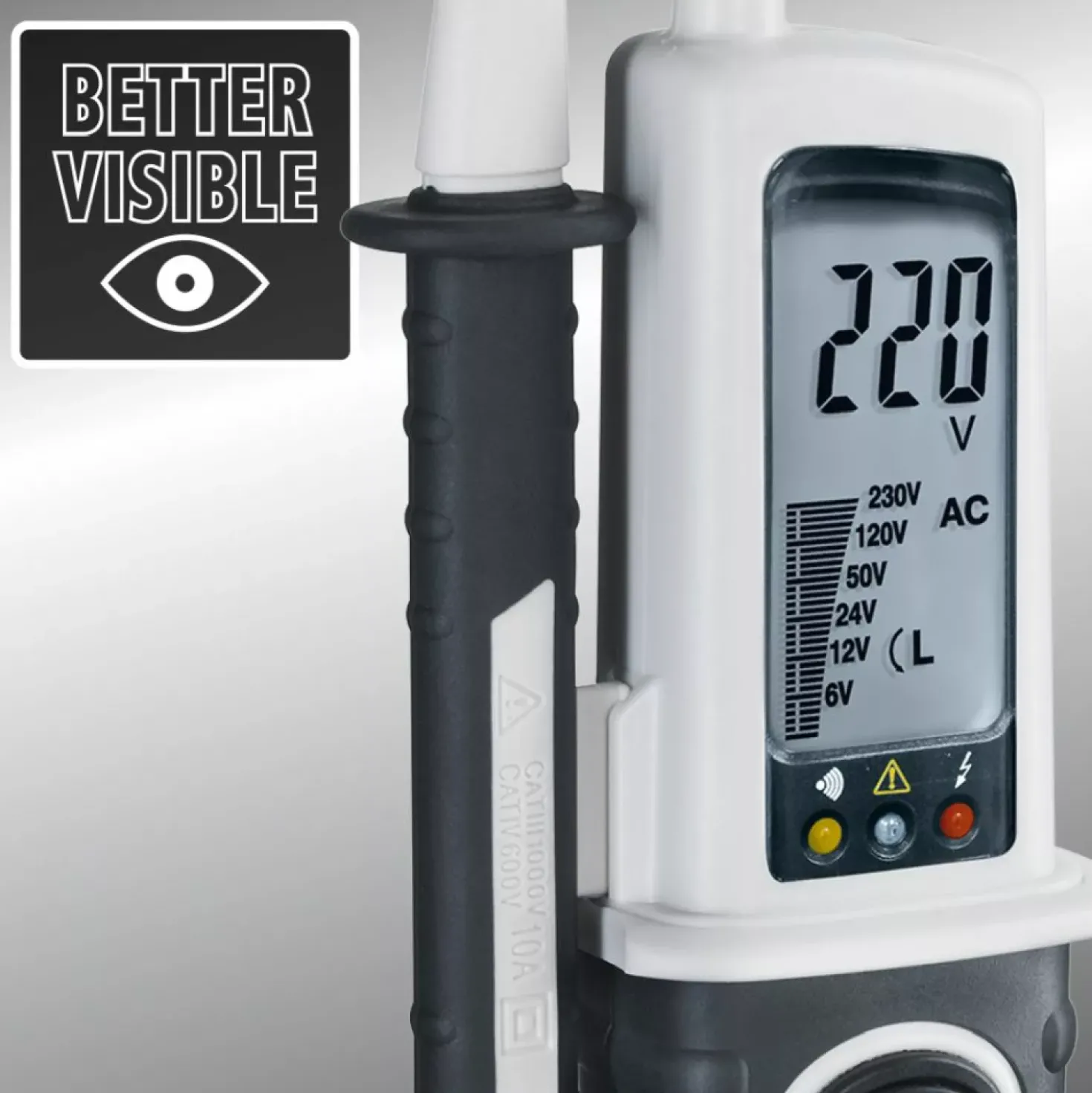 Laserliner AC-tiveMaster Digital Spanningstester met LCD scherm - AC/DC 6-690V