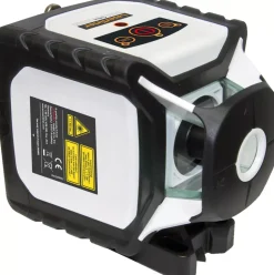 Laserliner Cubus 210 S Roterende laser set incl. statief, ontvanger en meetlat in koffer - Rood - 200 m - IP66