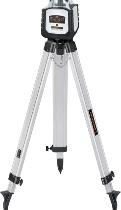 Laserliner Cubus 210 S Roterende laser set incl. statief, ontvanger en meetlat in koffer - Rood - 200 m - IP66