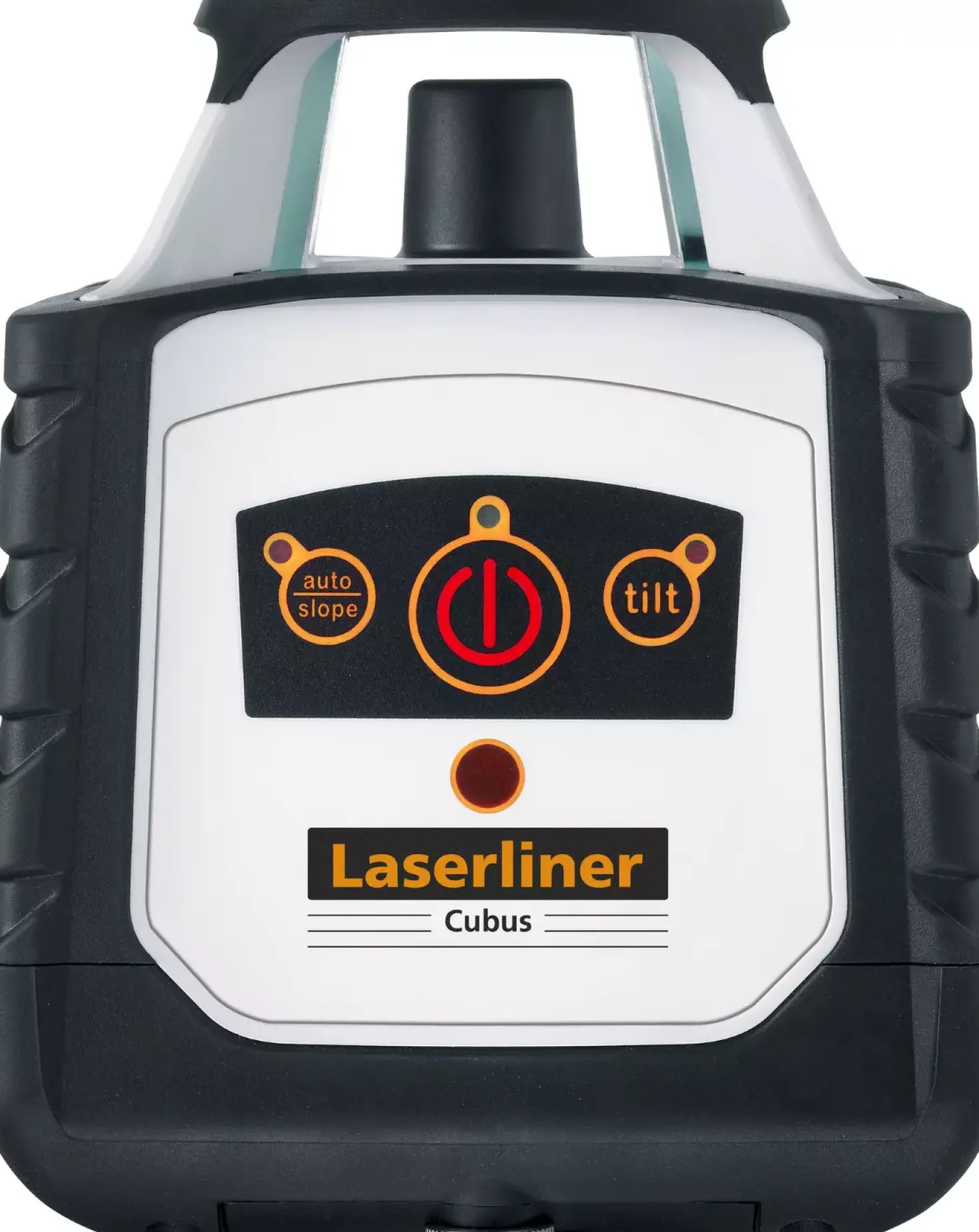 Laserliner Cubus 210 S Roterende laser set incl. statief, ontvanger en meetlat in koffer - Rood - 200 m - IP66