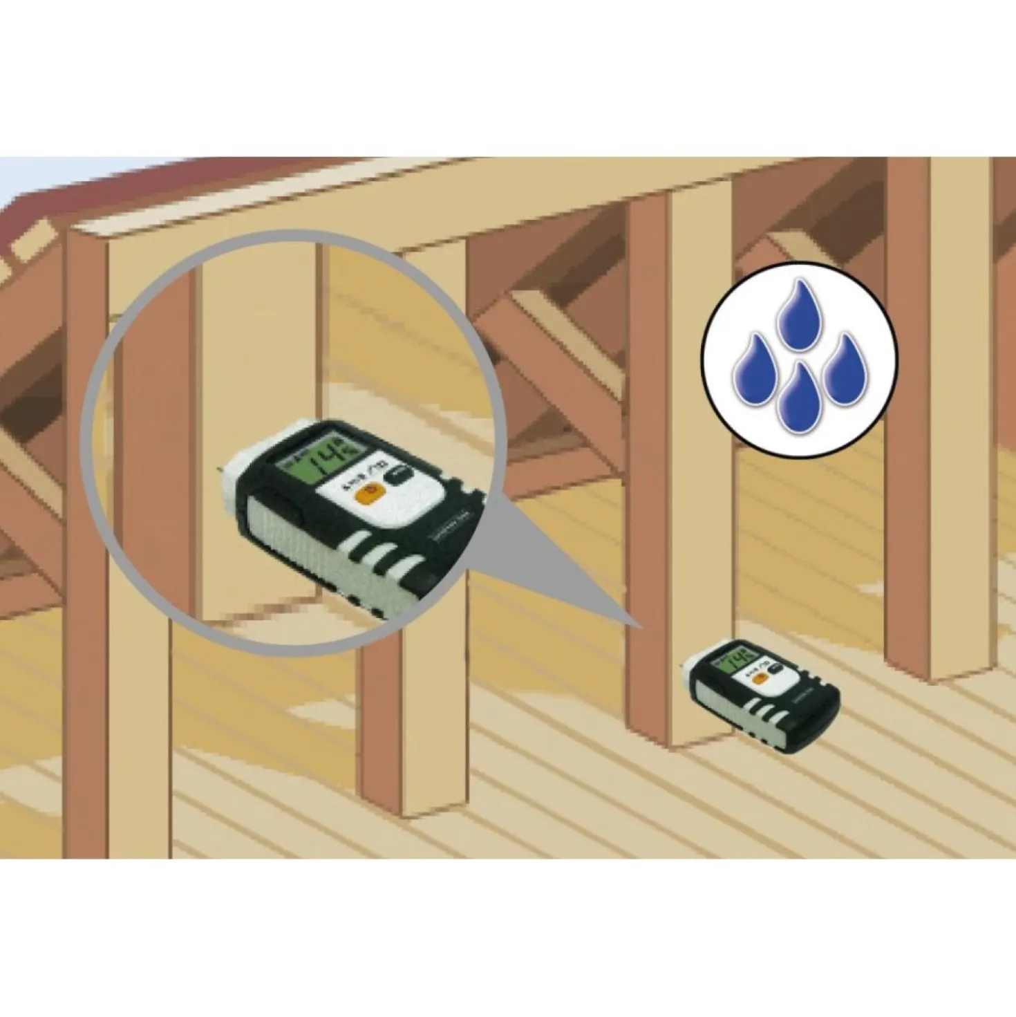 Laserliner DampFinder Home Materiaal vochtmeter