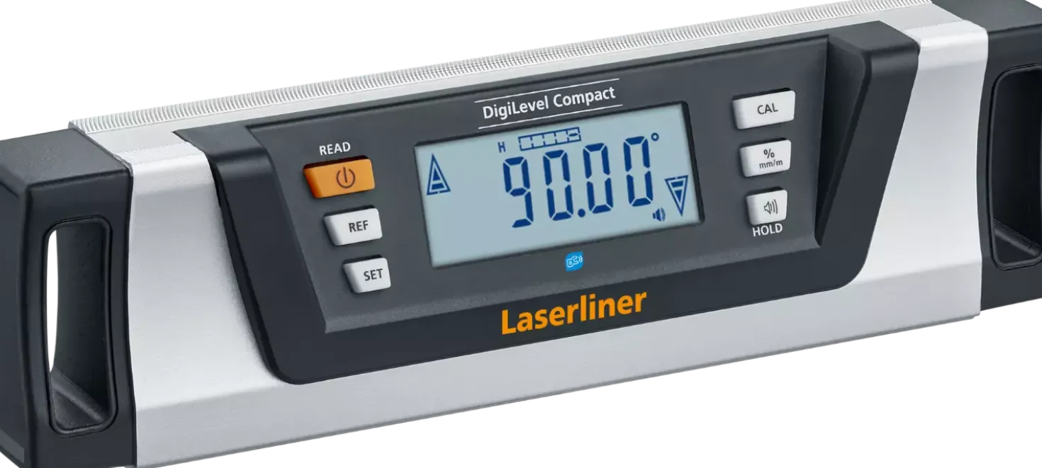 Laserliner DigiLevel Compact Digitale waterpas in tas - magnetisch - Bluetooth - 230mm