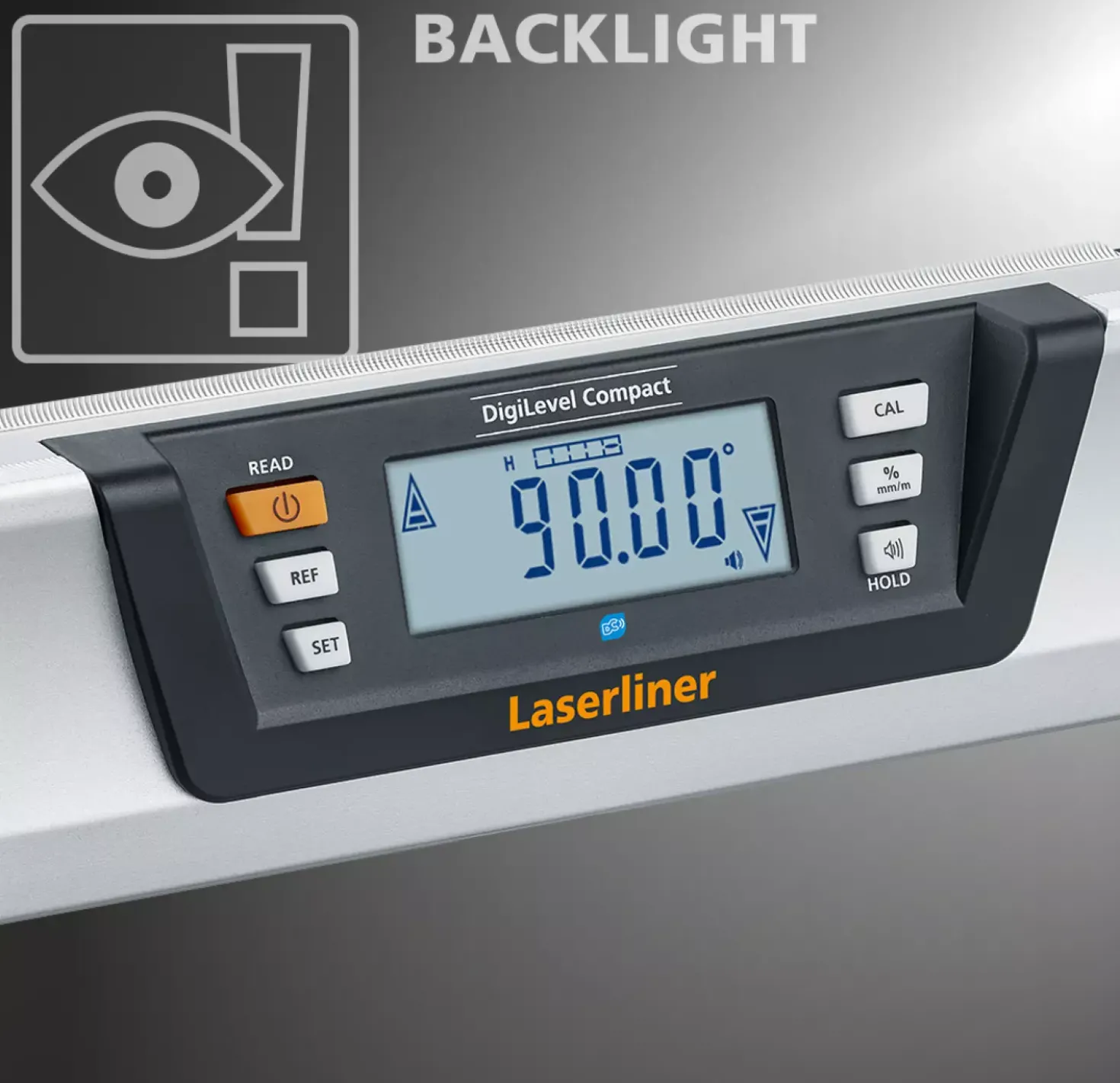 Laserliner DigiLevel Compact Digitale waterpas in tas - magnetisch - Bluetooth - 230mm