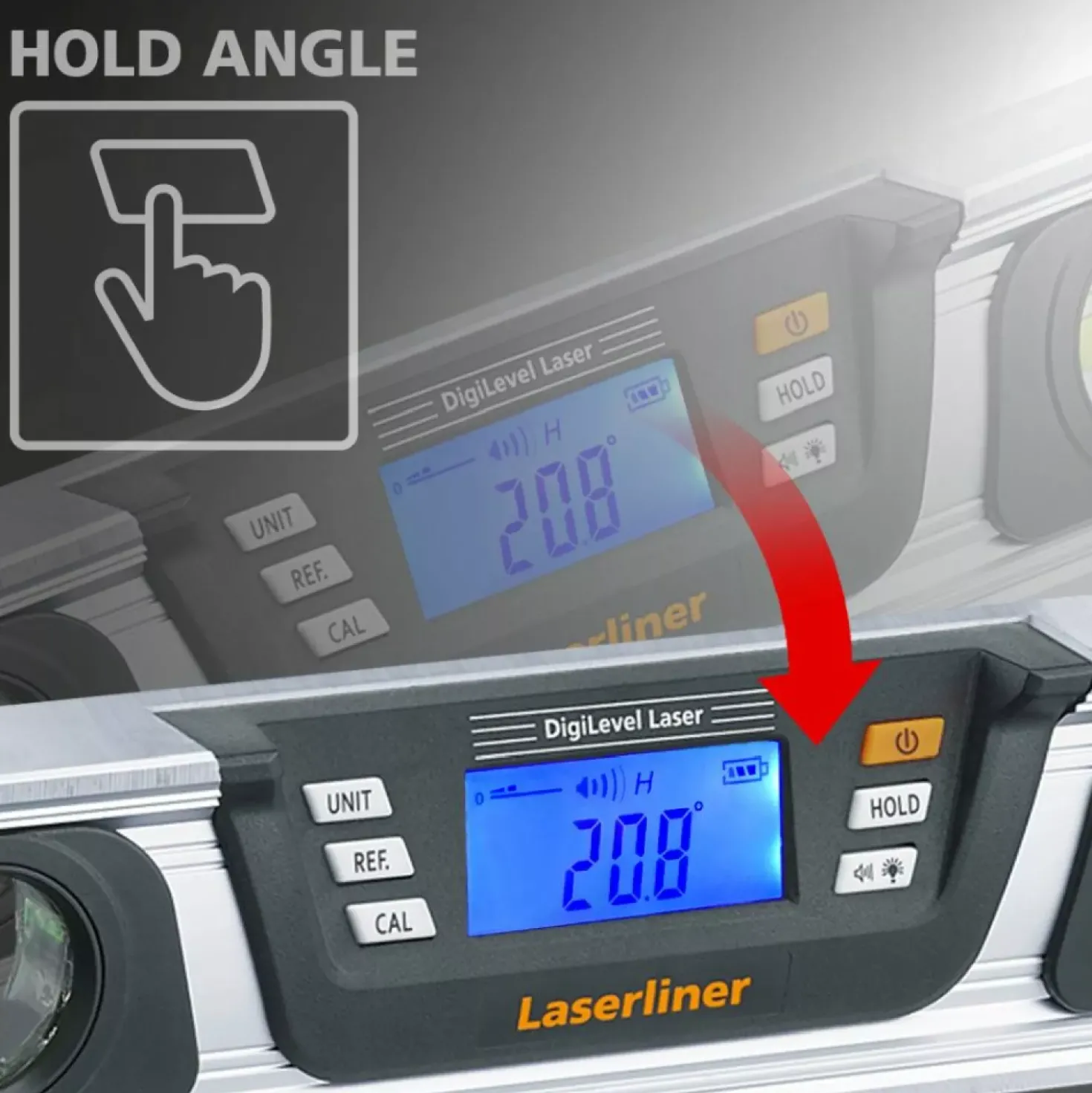 Laserliner DigiLevel-Laser G80 Digitale waterpas - magnetisch - 800mm