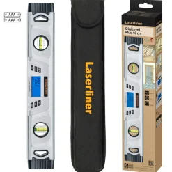 Laserliner DigiLevel Plus 40 Digitale waterpas in tas - magnetisch - 400mm