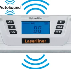 Laserliner DigiLevel Plus 25 Digitale waterpas in tas - magnetisch - 250mm