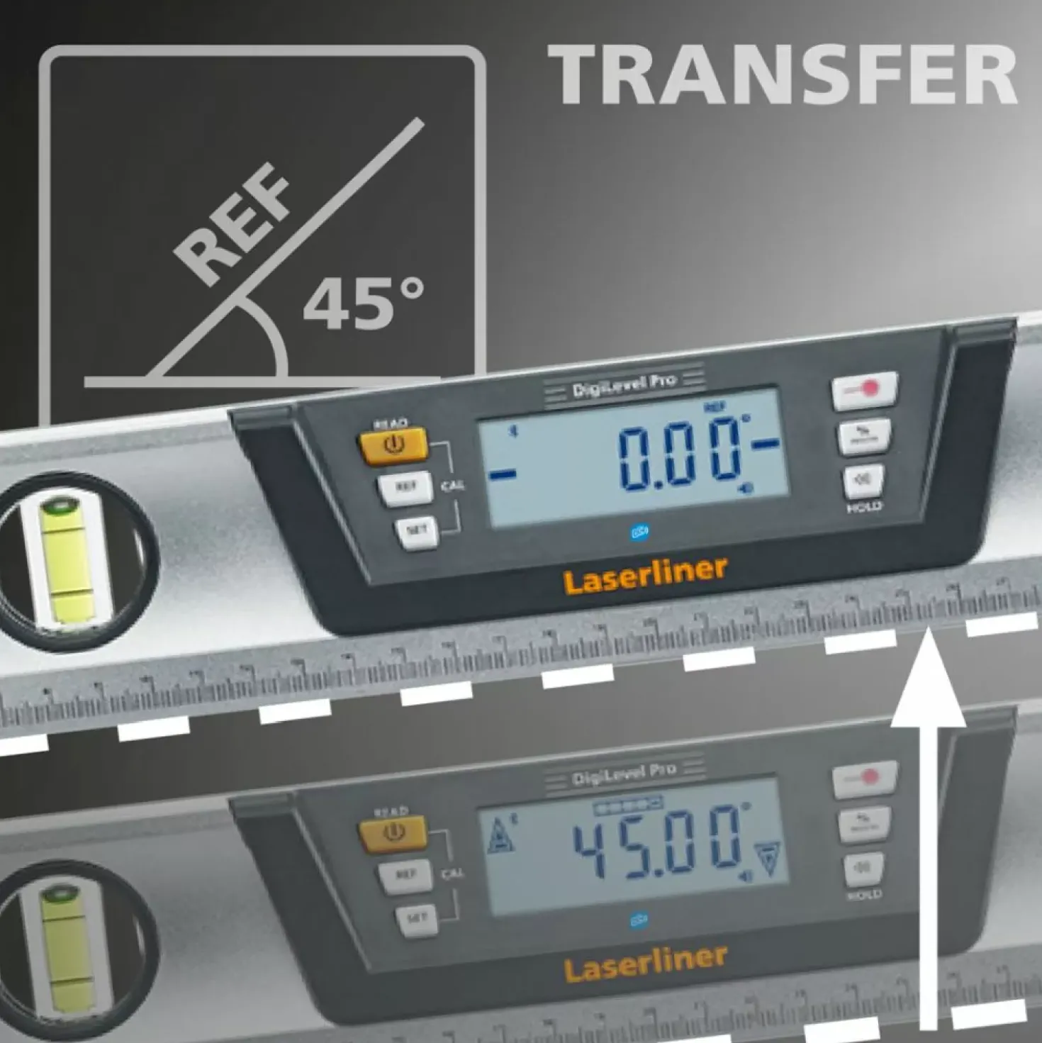 Laserliner DigiLevel Pro 80 Digitale waterpas - magnetisch - Bluetooth - 800mm