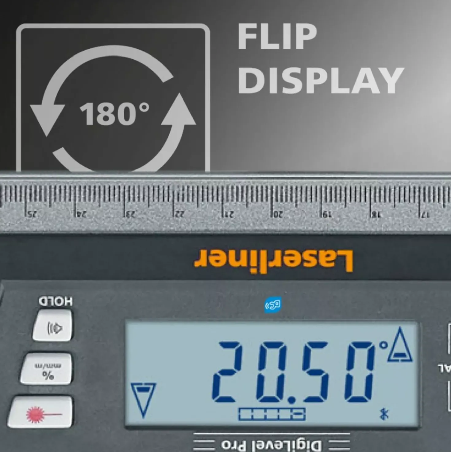Laserliner DigiLevel Pro 80 Digitale waterpas - magnetisch - Bluetooth - 800mm