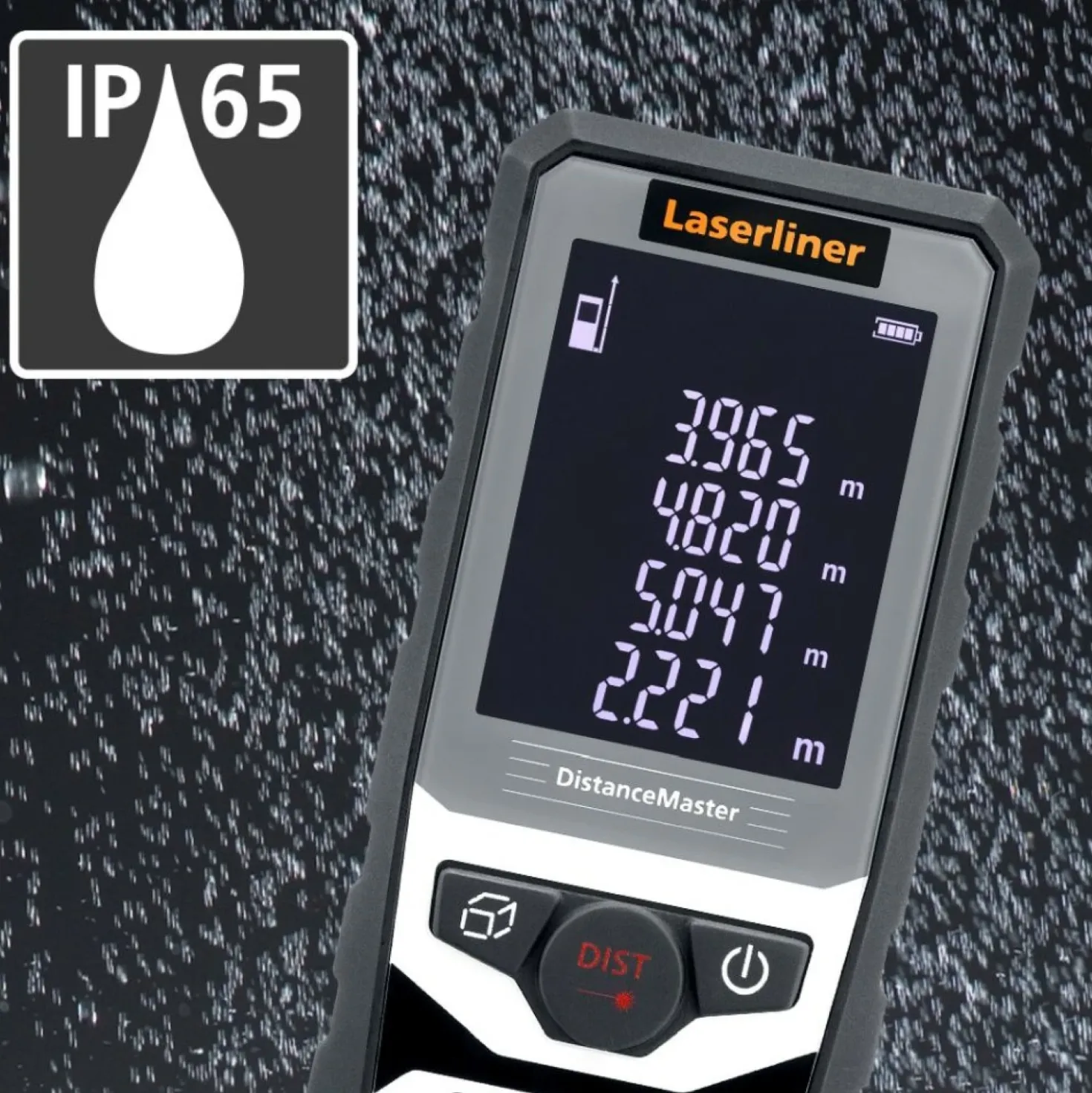 Laserliner DistanceMaster 50 Afstandsmeter - 50m - IP65