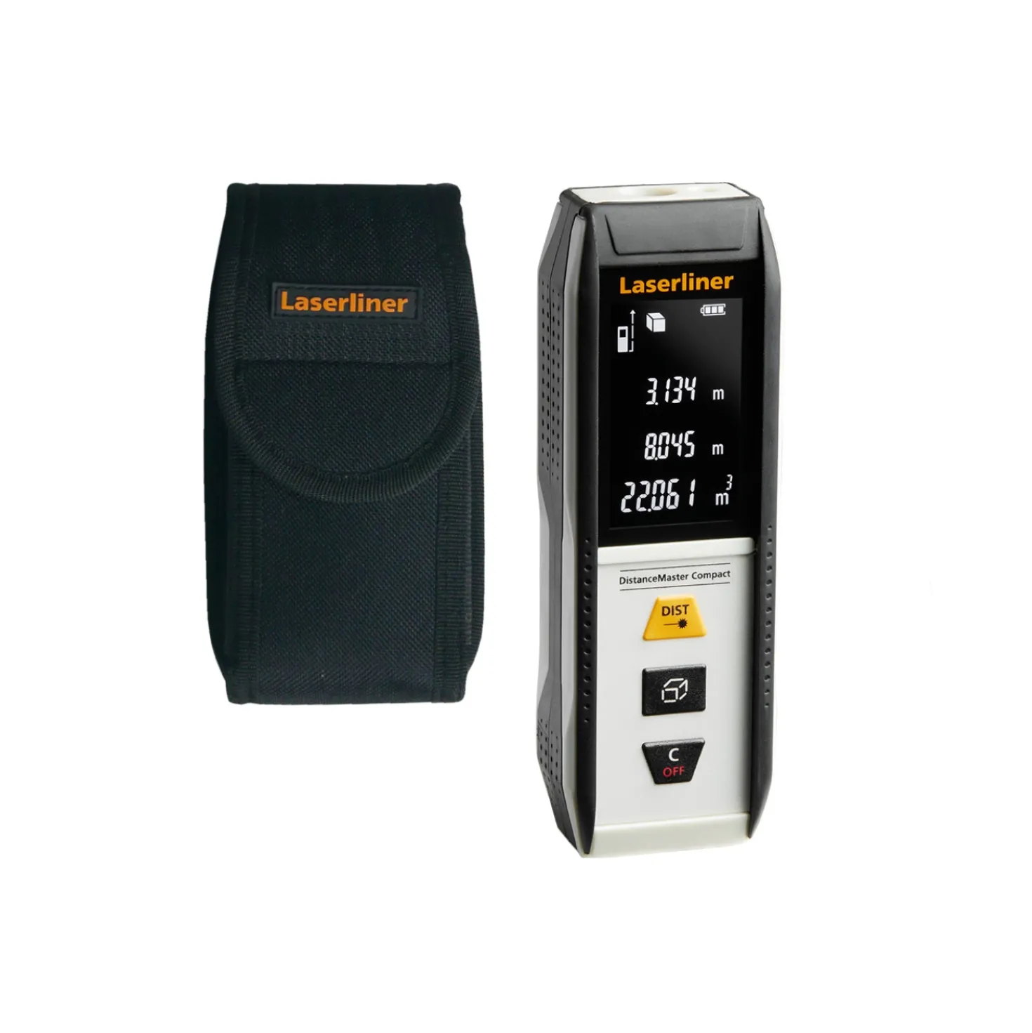 Laserliner DistanceMaster Compact 30 Afstandsmeter in tas - 30m - rood