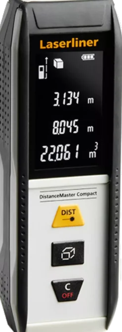 Laserliner DistanceMaster Compact 30 Afstandsmeter in tas - 30m - rood