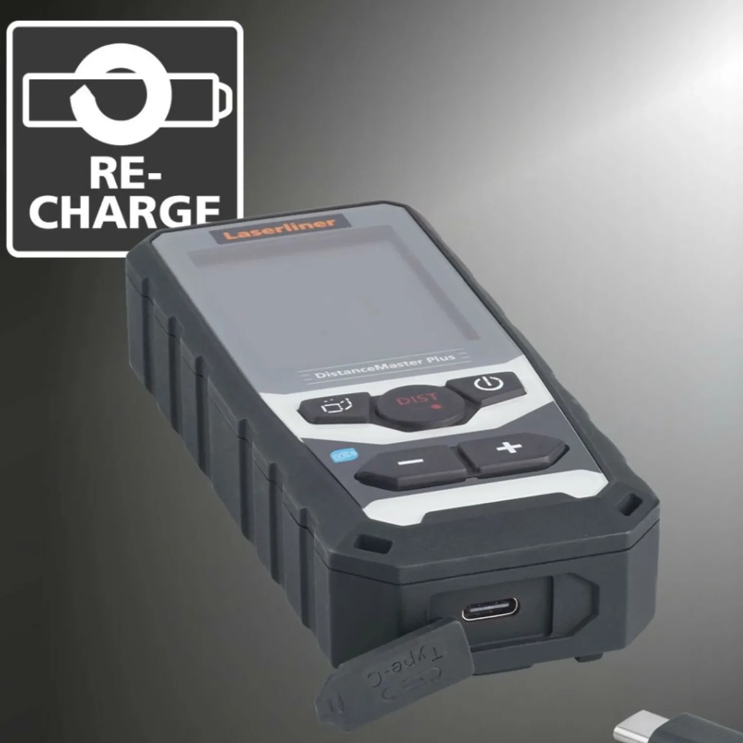 Laserliner DistanceMaster Plus 100 Afstandsmeter - 100m - Bluetooth - IP65