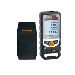 Laserliner Distancemaster Plus 80 Afstandsmeter in tas - 80m - rood - Bluetooth - IP65