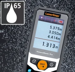 Laserliner Distancemaster Plus 80 Afstandsmeter in tas - 80m - rood - Bluetooth - IP65