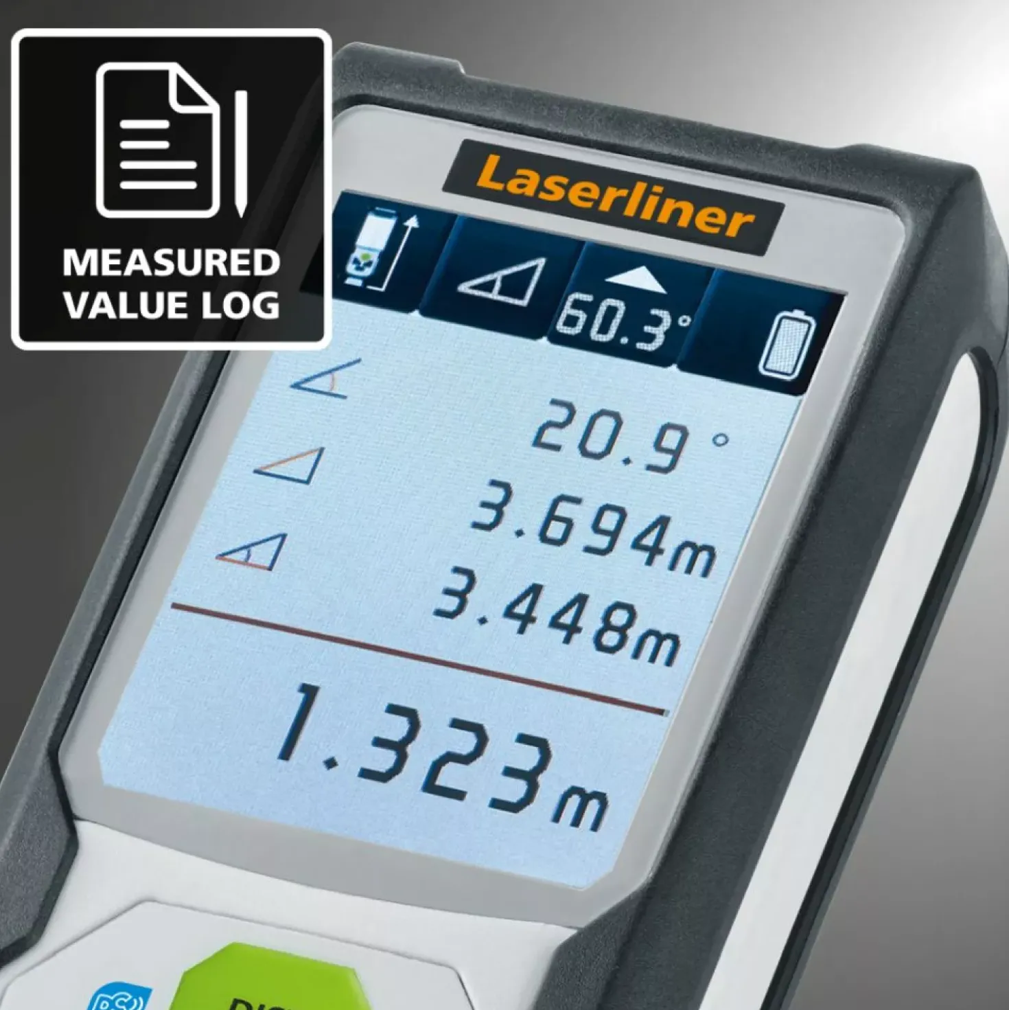 Laserliner LaserRange-Master Gi7 Pro Laserafstandsmeter - Groen - 70m