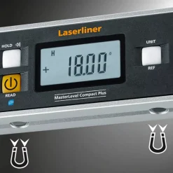 Laserliner MasterLevel Compact Plus Digitale waterpas - magnetisch - Bluetooth - 152mm