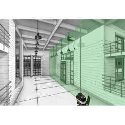 Laserliner MasterPlane-Laser 3G Pro 360° Kruislijnlaser set in L-boxx - 3 lijnen - groen - 3x 55m - IP64 + VarioStand L Laserstatief