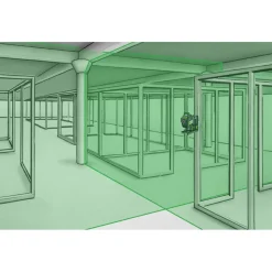 Laserliner MasterPlane-Laser 3G Pro 360° Kruislijnlaser set in L-boxx - 3 lijnen - groen - 3x 55m - IP64 + VarioStand L Laserstatief