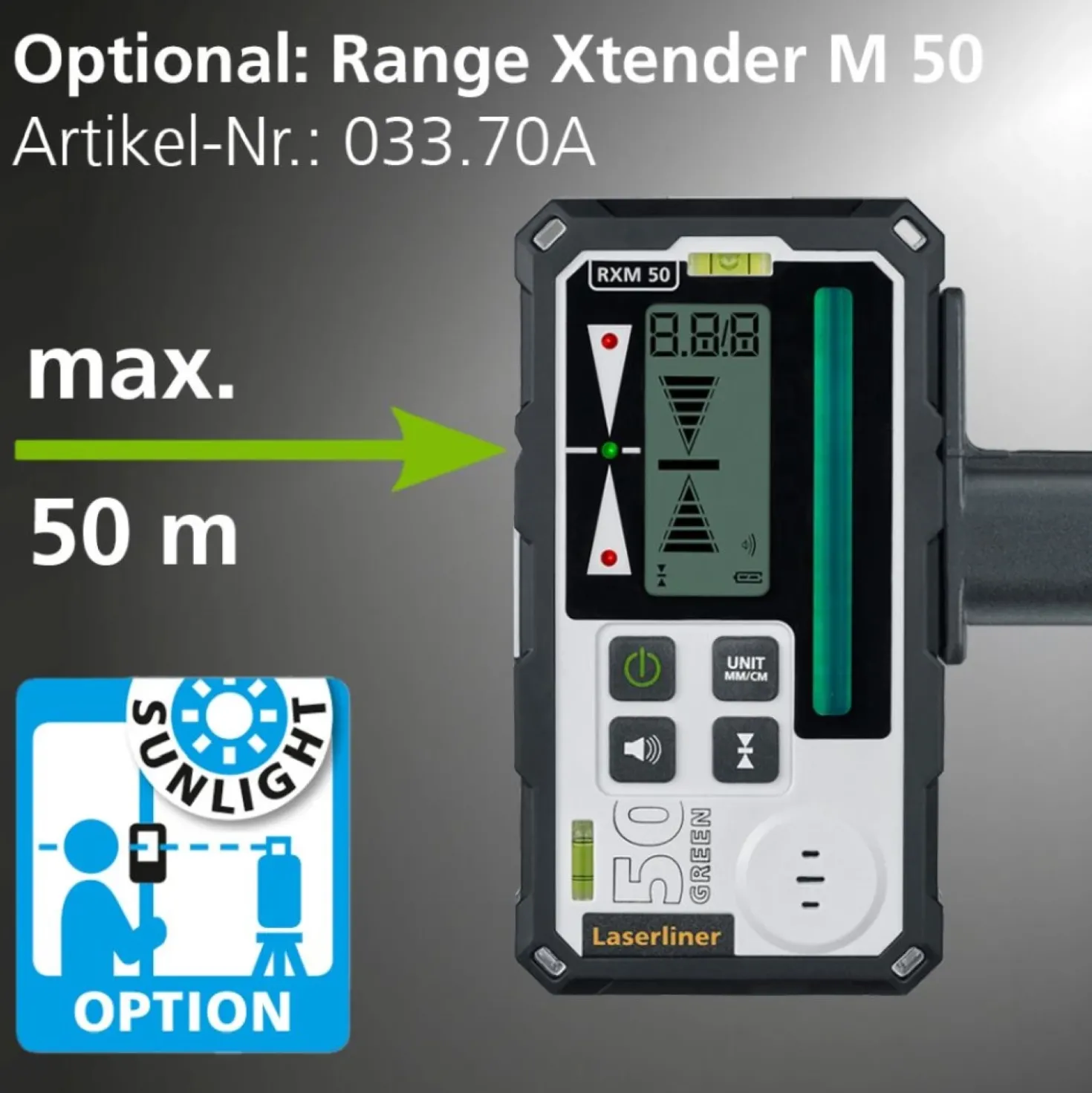 Laserliner MasterPlane-Laser 3G Pro 360° Kruislijnlaser set in L-boxx - 3 lijnen - groen - 3x 55m - IP64 + VarioStand L Laserstatief